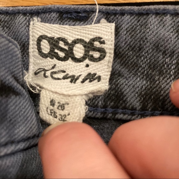 ASOS Denim High Waisted Straight Leg Mom Jeans - Picture 10 of 10